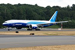 Boeing 777 Freighter test flight