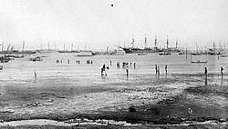 British fleet, Annesley Bay, 1867