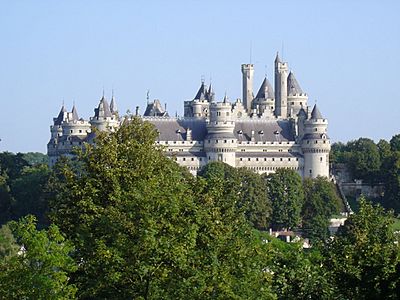 Château de Pierrefonds vu depuis le Parc