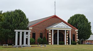 The Chariton County Courthouse in Keytesville