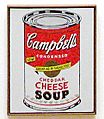 Cheddar Cheese crop from Campbells Soup Cans MOMA