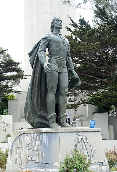 Christopher Columbus by Vittorio Di Colbertaldo - Telegraph Hill, San Francisco, CA - DSC04711.jpg
