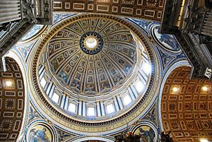 Città del vaticano.Basilica di San Pietro. Interno della cupola. Maggio 2010 - panoramio