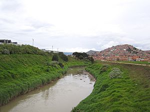Ciudad Bolívar, río Tunjuelo, tv 20 B con calle 61 S