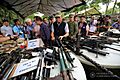 Confiscated Weapons Marawi crisis June 2017