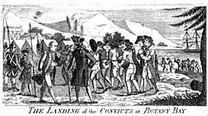 Convicts at Botany Bay