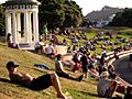 Cricket Spectators, Basin Reserve