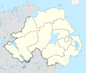 Districts of Northern Ireland map (2015)