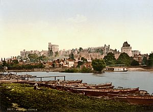 Flickr - …trialsanderrors - Windsor, view of the castle from the river, Berkshire, England, ca. 1895