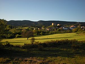 View of Fresneda de la Sierra, Cuenca, Spain