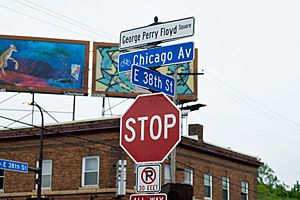 George Perry Floyd Square sign May 25 2022.jpg