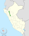 Grallaria carrikeri map