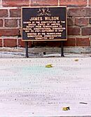 Grave marker of US Supreme Court Associate Justice James Wilson.jpg