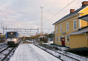 Hälleforsnäs Train Station