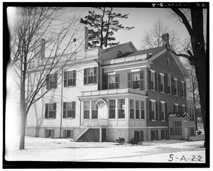 Historic American Buildings Survey, Norman R. Sturgis, Photographer Mar. 1934, VIEW FROM NORTHEAST. - Clifford Miller House, State Route 23, Claverack, Columbia County, NY HABS NY,11-CLAV,2-4
