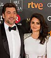 Javier Bardem & Penélope Cruz at Goya Awards 2018