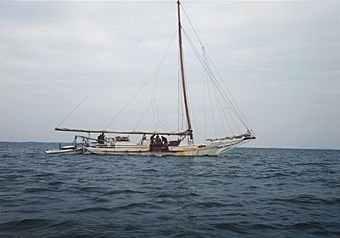 KATHRYN-Two-sail Bateau Skipjack, Dogwood Harbor, Chesapeake Bay, Tilghman vicinity (Talbot County, Maryland).jpg