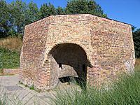 A preserved lime kiln in Burgess Park, London