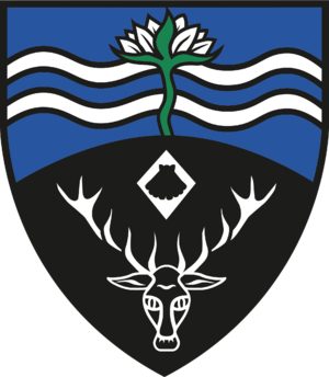 Lucy Cavendish College heraldic shield