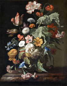 Målning. Blomsterstycke. Rachel Ruysch - Hallwylska museet - 86742