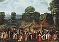 Marcus Gheeraerts the Elder - Festival at Bermondsey c. 1569