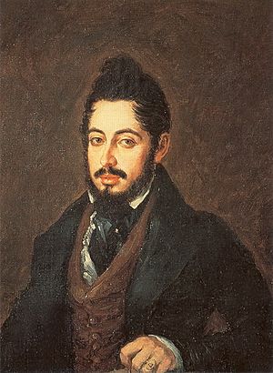Portrait by José Gutiérrez de la Vega