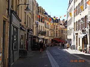 Metz, street in old city