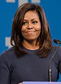 Michelle Obama at SNHU October 2016 (cropped) (cropped)