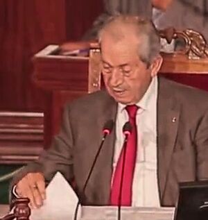 Mohamed Ennaceur - Présidents de l'ARP, Tunisie, capture de Nawaat (cropped)