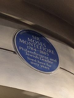 Montefiore blue plaque