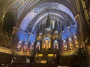 Notre-Dame Basilica in Montreal, Quebec