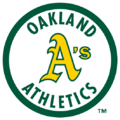 Oakland Athletics logo 1983 to 1992