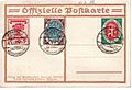Offizielle Postkarte Weimarer Nationalversammlung