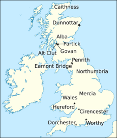 Owain ap Dyfnwal (map)