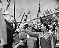 President Truman with Greek sponge divers.