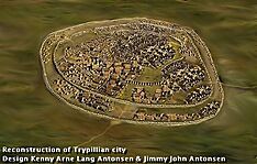 Reconstructed example of Trypillian city