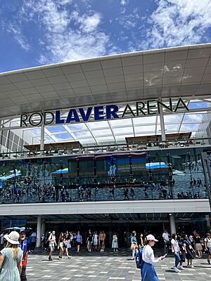 Rod Laver Arena entrance 2023