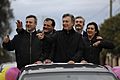 Rodríguez Machado y Macri de campaña en Córdoba