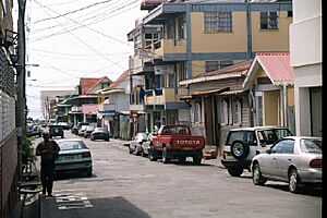 Roseau street scene