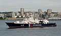 Russian Border Guard vessel Vorovskiy in Seattle (cropped)