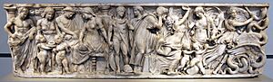 Sarcofago col mito di medea, da roma, vicinanze di porta san lorenzo, 140-150 dc ca. 02