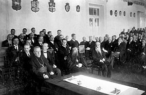 Second Seimas of Lithuania opening meeting