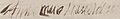 Signature of Anne Marie Louise d'Orléans in 1641