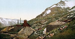 Silver mines, Aspen, Colorado, 1898