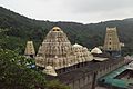 Simhachalam temple view from the rear side hillock