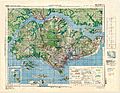 Singapore Map - 1945