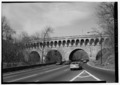 Southest Elevation from Parkway, Looking Northwest - Q Street Bridge, Spanning Rock Creek and Potomac Parkway, Washington, DDf