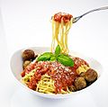 Spaghetti with Meatballs (cropped)