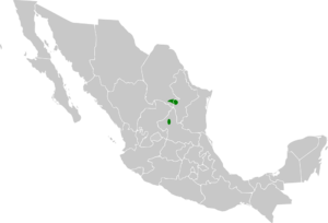 Spizella wortheni map.svg