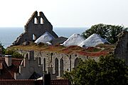 St Nicolaus kyrkoruin Visby Gotland